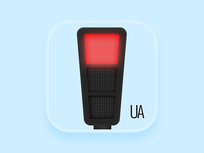 "City Traffic Monitoring" app icon design concept