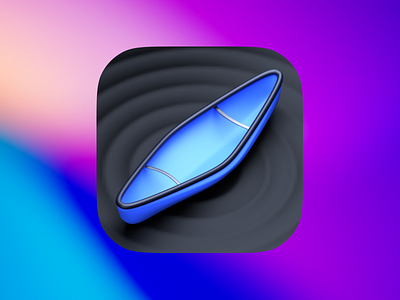 Blue Canoe app icon redesign