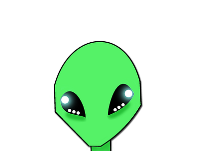 UNIQUE alien branding graphic design logo unique