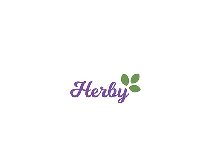 Herby design graphic design logo script font vector women