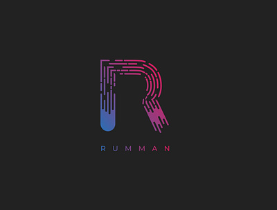 Letter R Logo gradient logo graphic design illustrator letter r logo logo design personal branding