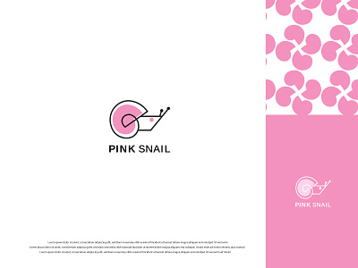 PINK SNAIL branding girls fashion graphic design kids fashion logo pictorial logo pink snail