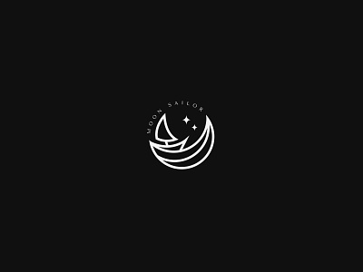 Moon Sailor branding graphic design logo luxury minimal logo resort logo