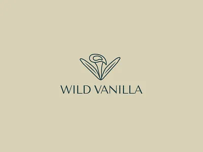 Wild Vanilla branding elegant graphic design logo logo design luxury logi minimal design minimal logo