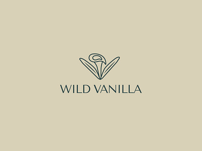 Wild Vanilla branding elegant graphic design logo logo design luxury logi minimal design minimal logo