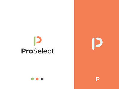 ProSelect bold logo geometric logo graphic design logo design minimal logo monogram logo simple logo