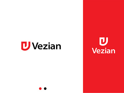 Vezian app logo bold branding delivery app logo food delivery app geometric logo design minimal minimal logo simple