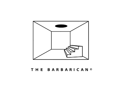 The Barbarican architecture bellamy design branding building design icon illustration logo ux vector