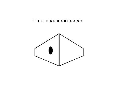 The Barbarican architecture bellamy design branding bricks building design icon illustration logo vector