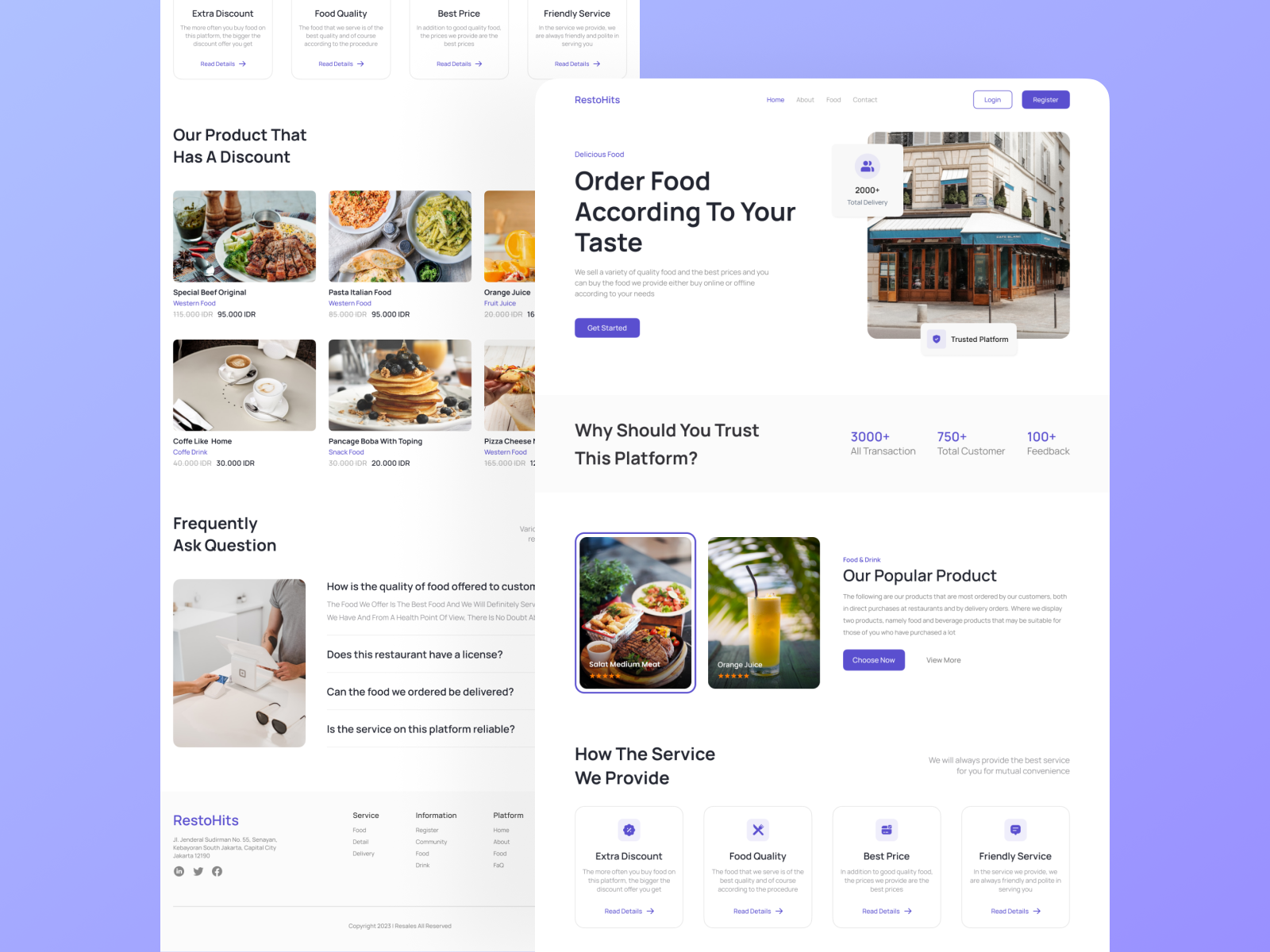 RestoHits (Food) by Vincentius Rangga on Dribbble