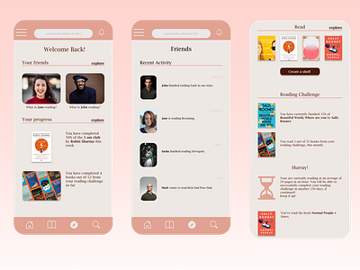 Goodreads app redesign