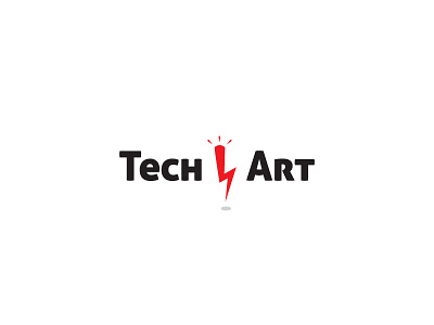 Tech Art creative design dribbble electric graphic idea identity illustration logo mark thunder type
