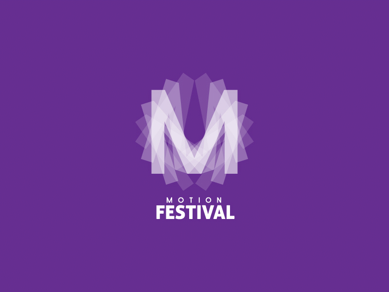 Motion Festival animation blur design dribbble festival inspiration logo motion movement shot simple