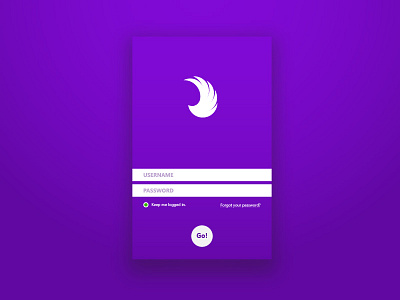 Login Form app appdesign application challenge clean daily dailyui form login mobile ui