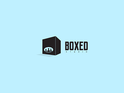 Boxed Studio agency box boxed creative dribbble inspiration people shadow shot simple studio