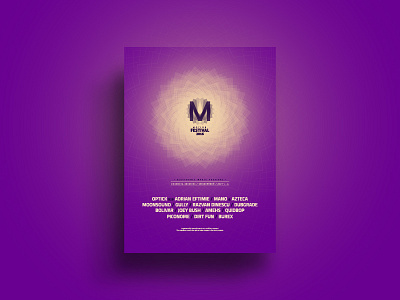 Motion Festival 2016 flyer event festival flyer inspiration motion movement music poster circle purple sun