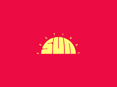 Sun Festival 2017 logo artwork event festival flyer inspiration logo logodesign music poster red sun