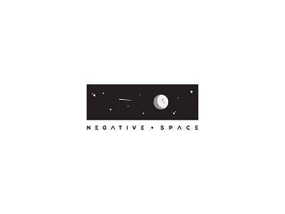 Negative Space creative identity logo logodesign meteor minus negativespace planet shot space star