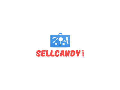 Sell Candy logo v2 candy fundraise girl illustration inspiration logo logodesign logomark mark sell sweet