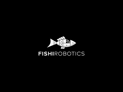 Fishi Robotics creative fish fresh identity inspiration logo logodesign robot robotics