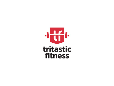 Tritastic Fitness emblem fitness fresh gym inspiration logo logodesign mark negative negativespace workout