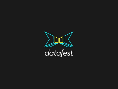 datafest logo bigdata brand butterfly creative data identity inspiration logo logodesign mark vibrant