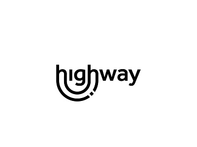 Playing with words challenge - 01 / Highway challenge creative daily daily challenge design dribbble fun idea illustration image inspiration logo logo design picture playing shot simple type typography words
