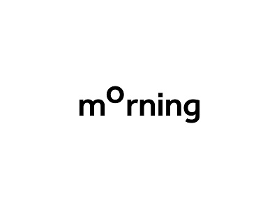 Playing with words challenge - 02 / Morning art challenge creative daily daily challange design dribbble fun idea ideas illustration inspiration logo logodesign playing shot simple type typography words