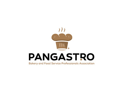 Pangastro logo design brand brandidentity branding bread chef chef hat creative fun graphic hat idea identity illustration inspiration logo logodesign shot simple typography vector
