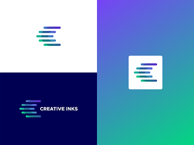 Creative Ink Logo Design design digital printing icon identity design lettermark logo design logotype vector