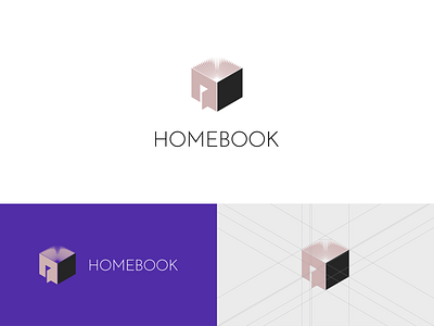 Approved Logo Design for Homebook book books creative design creative logo design home icon identity interior design logo logo designer logo grid logodesign logos logotype polygon vector