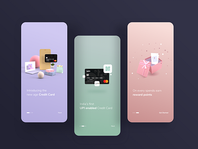 Bettr Card Onboarding 3d 3d illustration 3d interface 3d models app design credit credit card illustration interface design introduction screens onboarding trending 3d trending ui trending ux trends ui uiux walkthrough