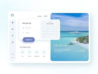 Travel Agency - Interface Design