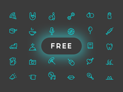 Joy Icon Set (Free Vector & PSD)