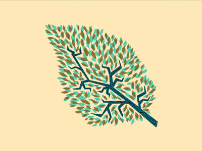 Leafy test animation autumn branch gif ivan griessel leaves magic motion nature screen print tree wind