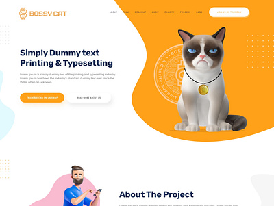 Bossy Cat Web Design 3d animation app branding design graphic design icon illustration logo motion graphics ui