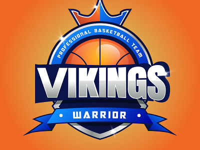 Vikings Warrior logo Design 3d branding graphic design logo