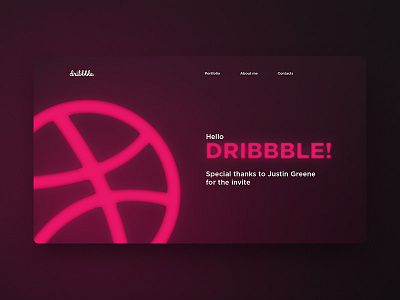 Hello Dribbble