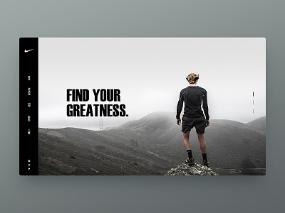 DailyUI Nike Concept gym interface nike sport ui ux web website