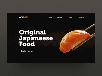 Daily Ui for sushi eat food japan restaurant roll sushi ui web