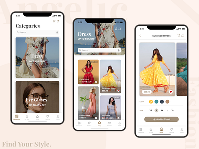 E-Commerce Fashion mobile Apps app apps concept design e commerce fashion fashion apps mobile mobile apps ui uiux ux