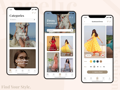 E-Commerce Fashion mobile Apps