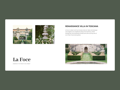 La Foce design ui ux