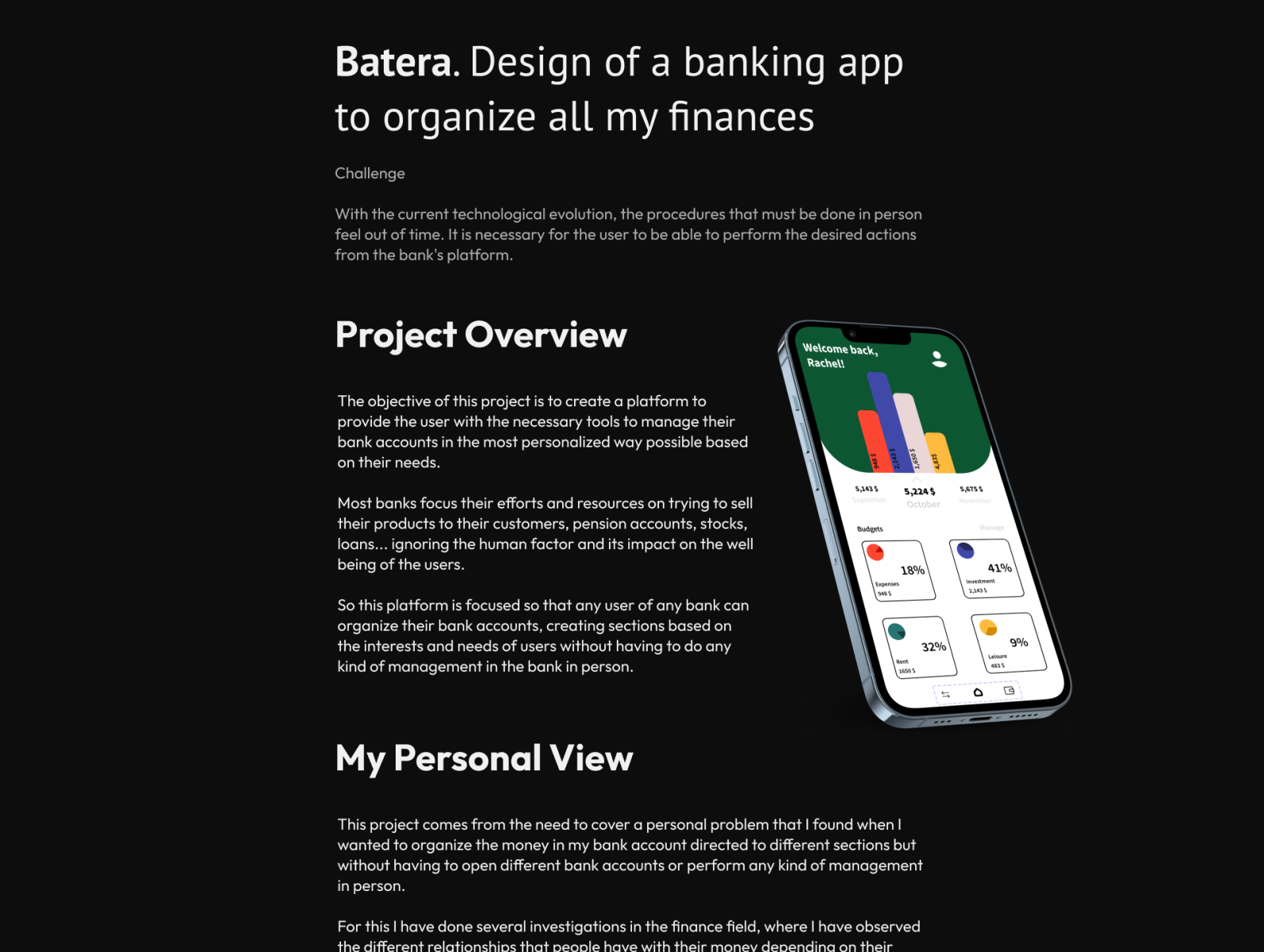 The Ultimate Bank Design - Ux&Ui Design Case Study By Julen Hernandez ...