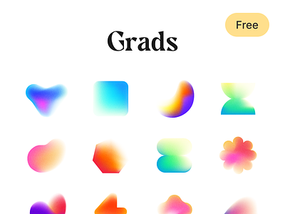 Gradient blobs - Free download abstract blobs free download gradients mesh shapes social media