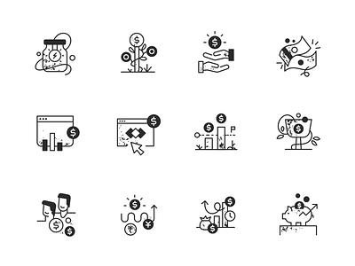 Fundraiser - Spot icons finance free download fund icons illustration money vc vector web