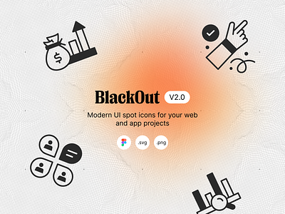 BlackOut - Vol 2 analytics bar graph collaboration graphs icon pack icons illustration illustrations invest minimal stats svg teamwork vector