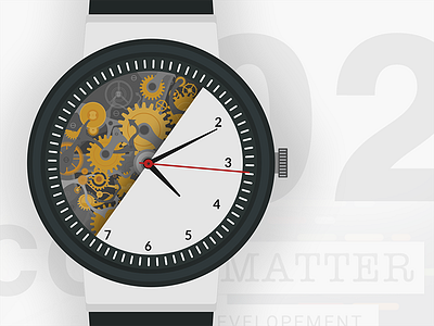 Watch mechanism - Illustration ai art icon illustration vector watch watch inside watch mechanism web