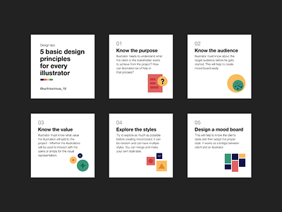 Design principles for an Illustrator design graphic illustration process tips ui ux visual webdesign