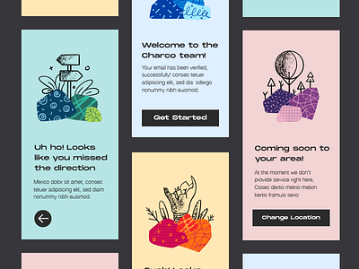 Charco - Free Illustrations android app art empty free icons illustrations ios screens ui ux web